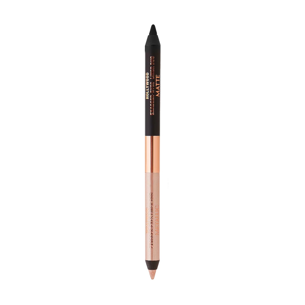 Двосторонній олівець для очей Charlotte Tilbury Hollywood Exagger-Eyes Liner Duo Black &amp; Champagne-Nude, 1 г